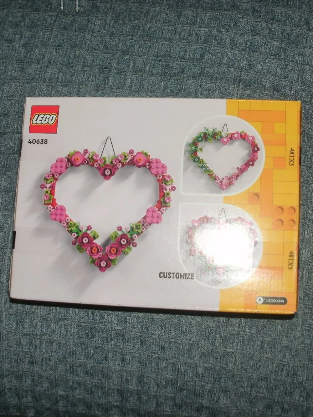 NWT Lego 40638 Heart Ornament Building Set Toy 254 pieces Customize age 9+ NEW